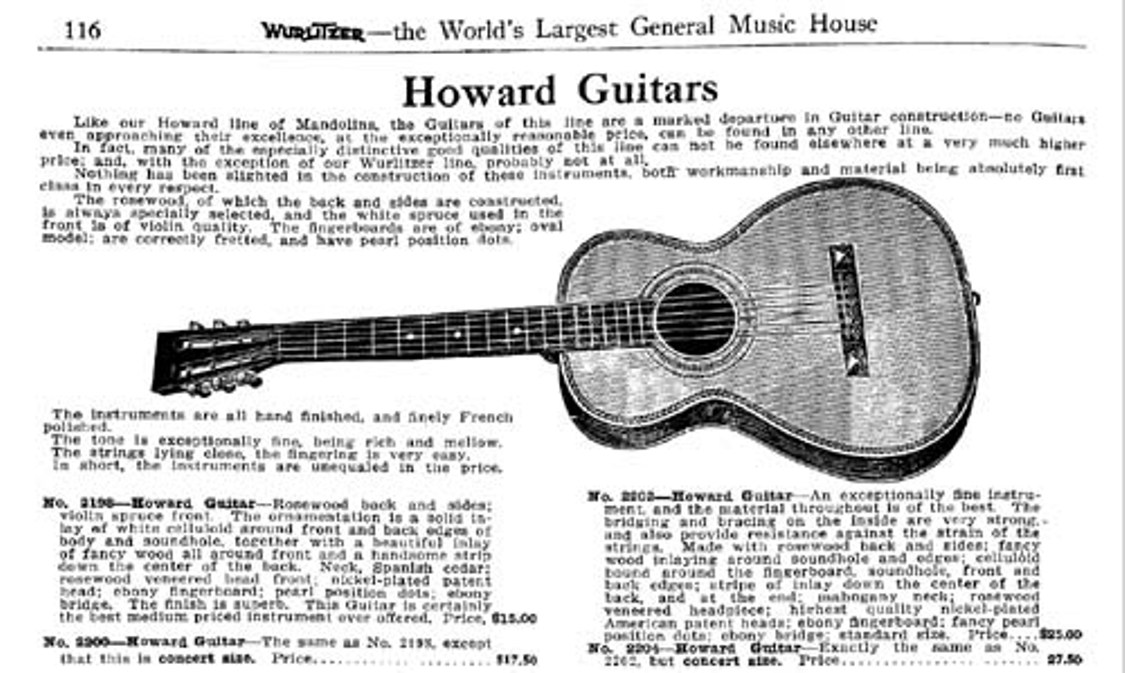 Howard ad FoX Guitars