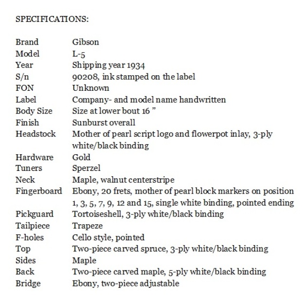 L5 90208 specs