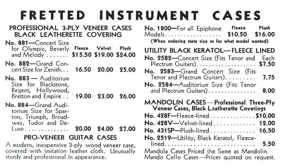 cases catalog 1934