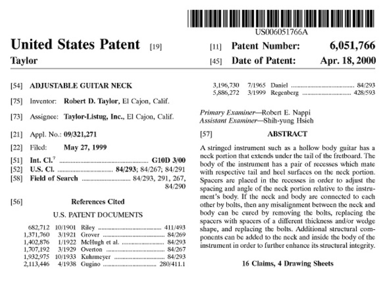 patent taylor