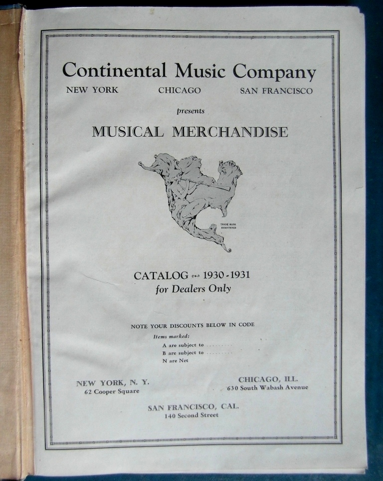 CMC 1930 titelpagina