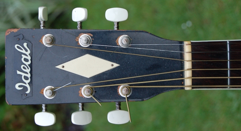 Ideal Mike Kemp headstock front